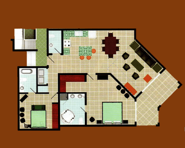 Full Furnished Executive 2 Bedrooms Condo - Image 2