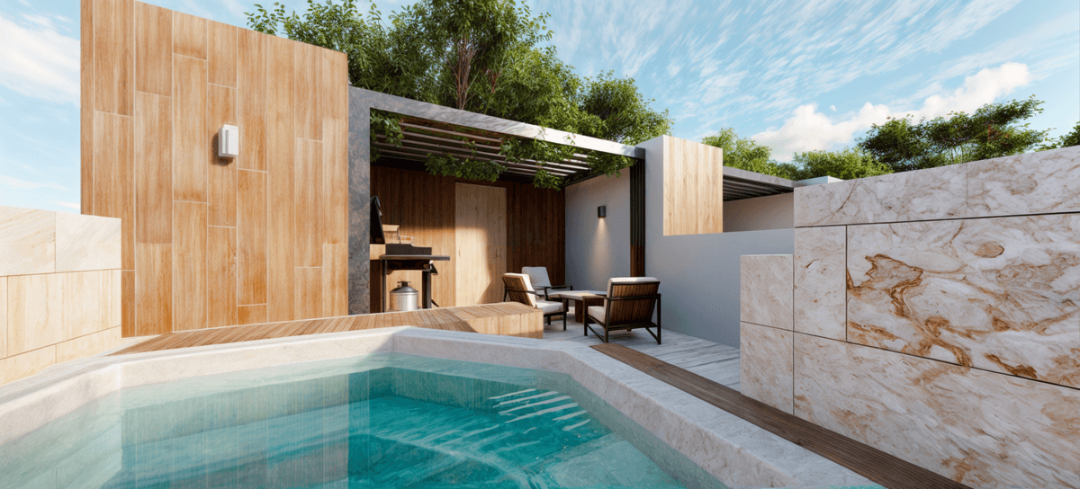 One Bedroom Dulpex With Private Patio And Terrace Ideal - Image 4