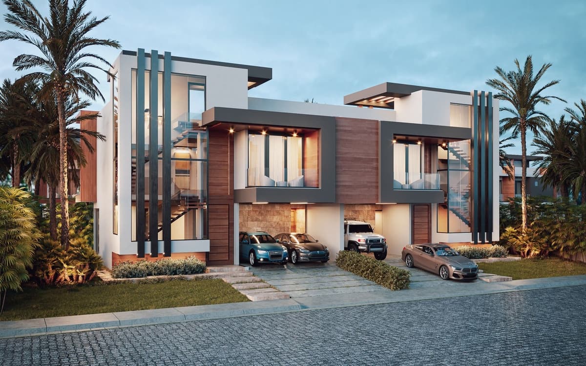 Id-2625 Three-bedroom Duplex Villas For Sale In Punta Cana