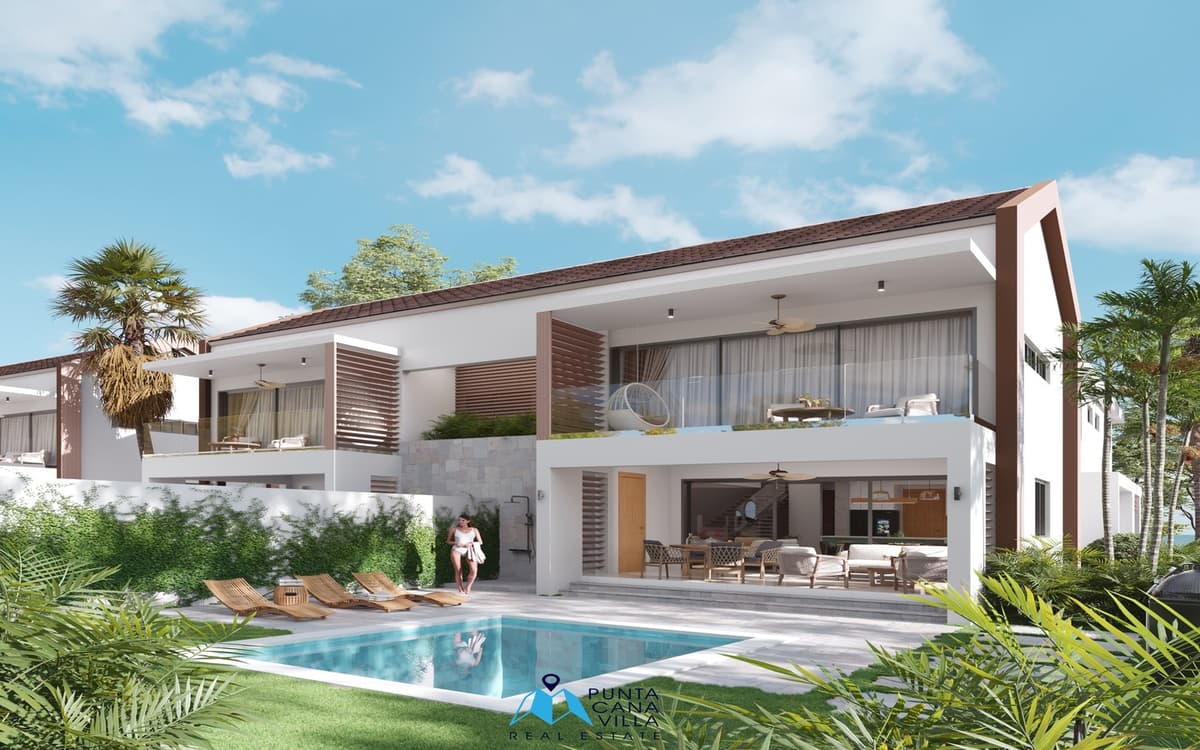 Id-2036 Three-bedroom Duplex Villa For Sale In Bavaro Punta Cana - Image 1