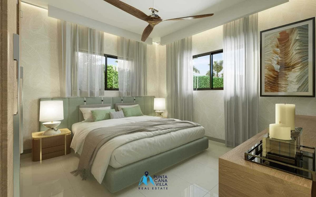 Id-2004 Beautiful Two Bedroom Villa For Sale In Bavaro Punta Cana - Image 3
