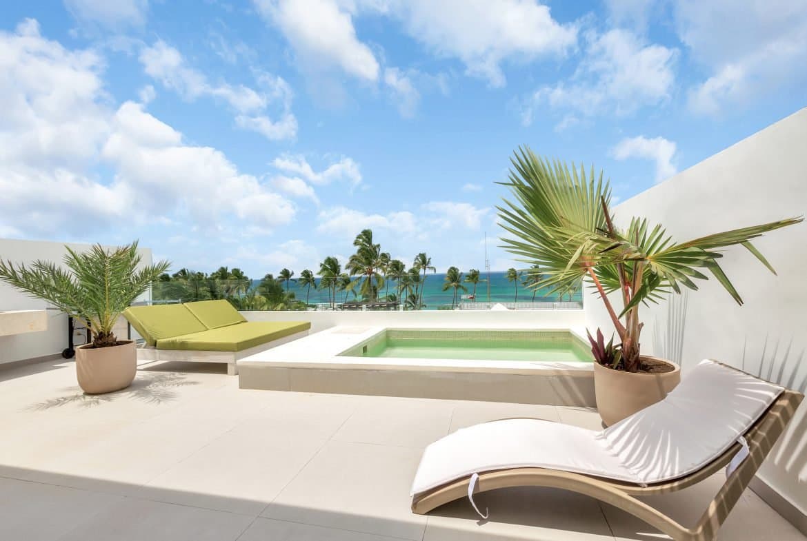 Luxury 3 Bedroom Beachfront Penthouse with Private Pool | Punta Cana