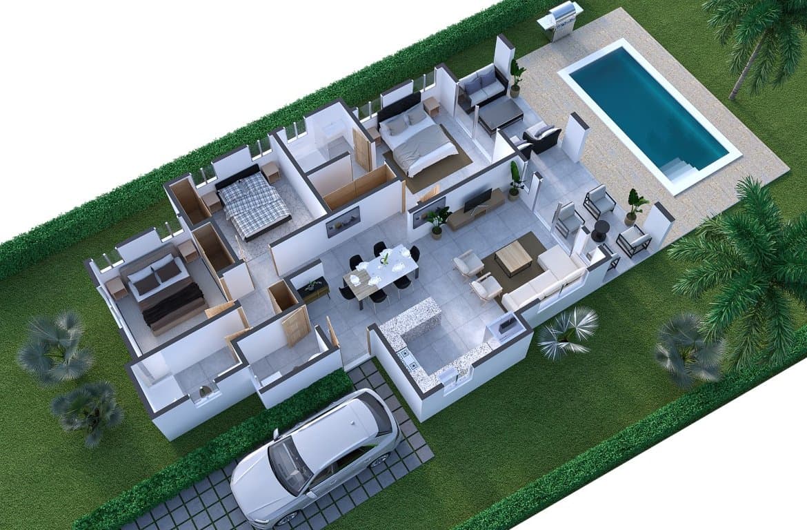Tropical 3-Bedroom Oasis: Private Pool Villa for Sale in Sosua - Image 5