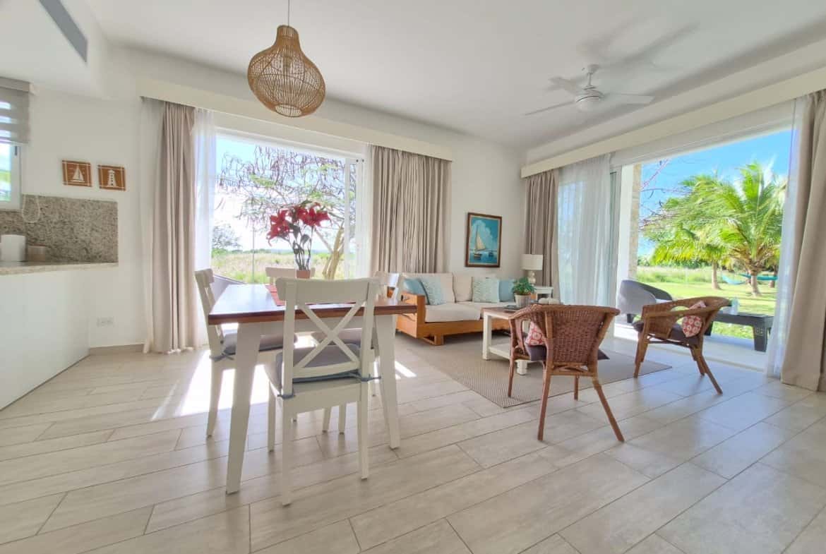 Cana Pearl beautiful 2 BR condo with private terraces, fully furnished and move-in ready - Cana Bay