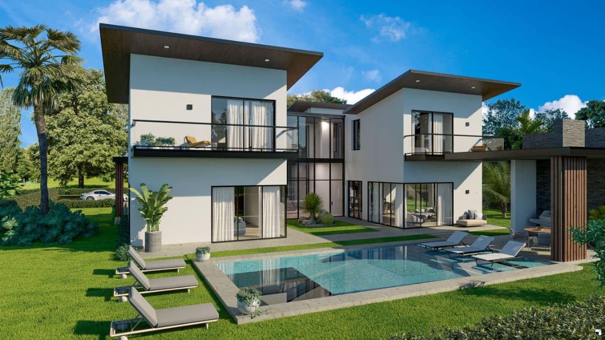 Modern 5-Bedroom Luxury Villa Under Construction in Exclusive Caletón Residences, Cap Cana