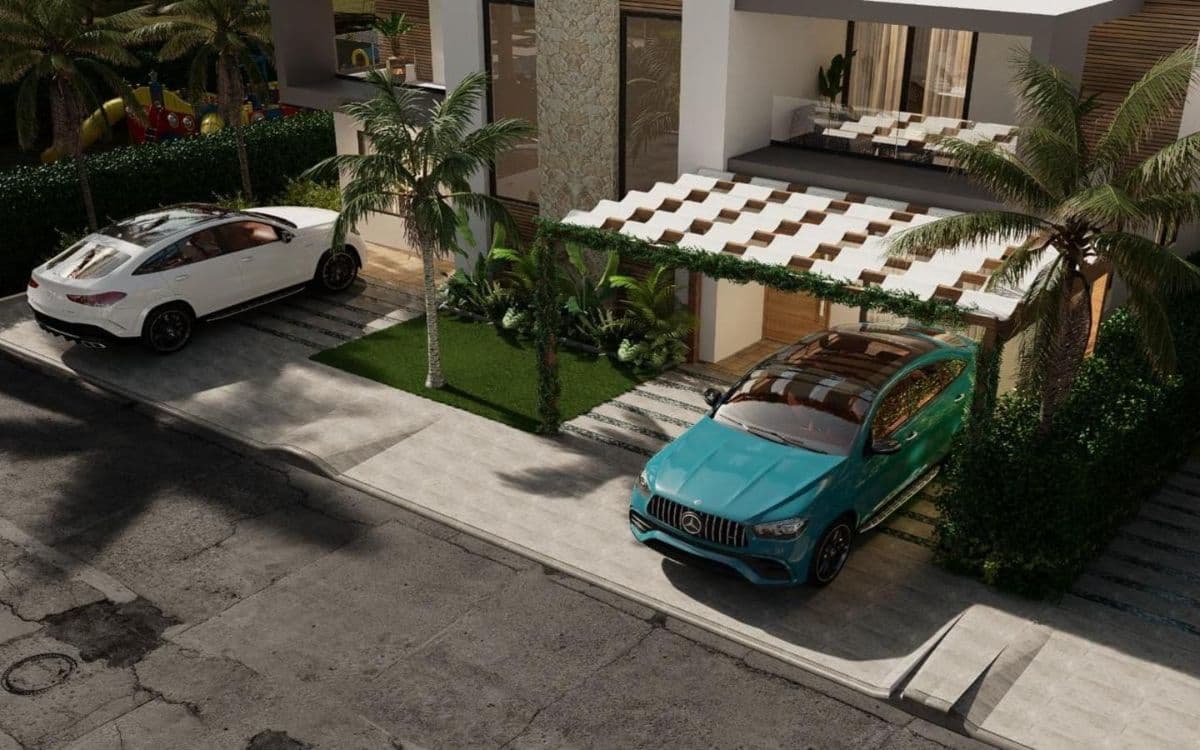 Modern 3-Bedroom Family Townhouse in Caleana Residence Punta Cana