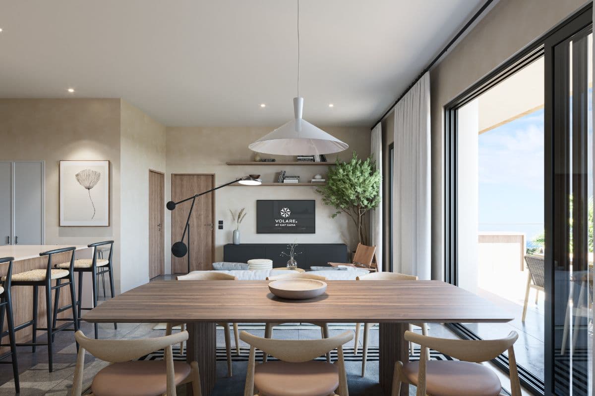 One Bedroom + Family Room Ground-Floor Apartment with Private Patio in Cap Cana - Image 3