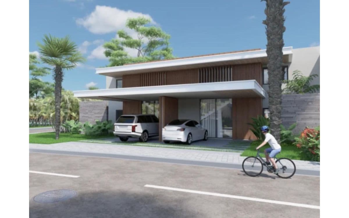 Modern Coastal Chic: A Sleek 2-BR Townhouse Escape Awaits in Las Terrenas’ Gem, Turquesa Town.