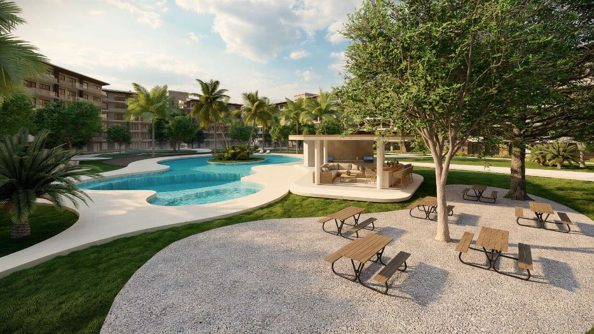 2-Bedroom Ground Floor Residence with Private Garden Near Playa Macao