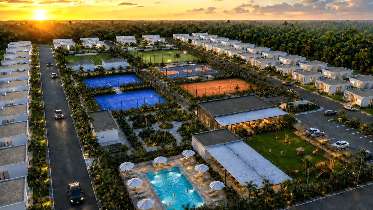 New Pre Sale Villas Starting at 89K with flexible Payment Plan in Closed Residence with Social Areas, Swimming Pools, Tennis, Paddle, Soccer, Kids Playground and Much More in Punta Cana Area - Image 2