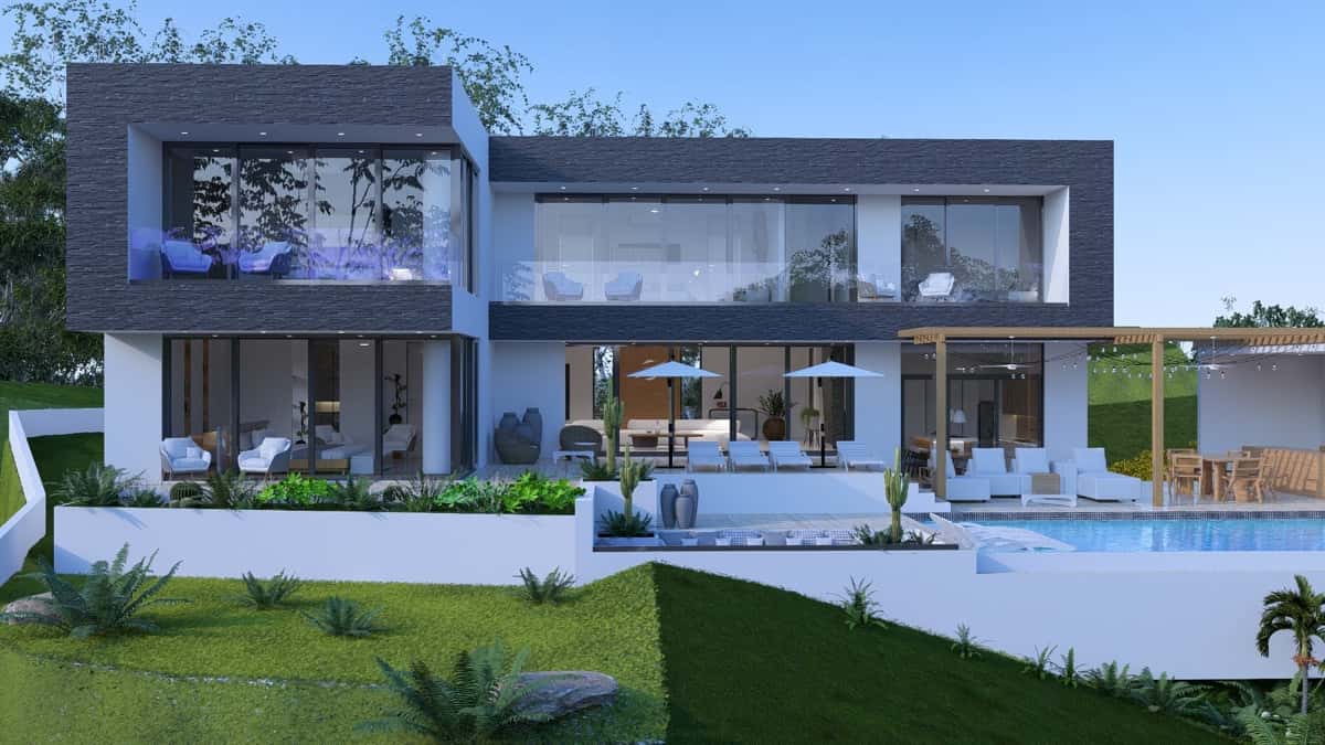 Luxury Independent Ocean View Villa with Pool and Full Amenities in Secure Gated Community
