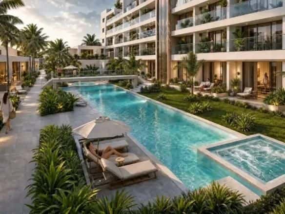 Ultra-Luxe 1-Bedroom Penthouse Escape at Luxe Corales Residences, the Crown Jewel of Los Corales, Punta Cana
