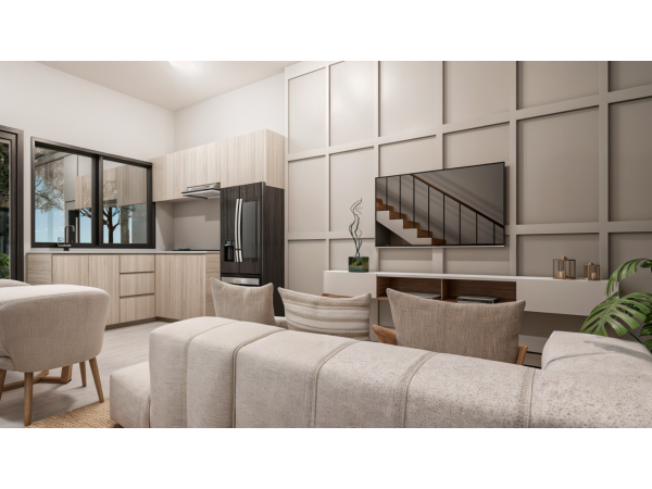 One Bedroom Dulpex With Private Patio And Terrace